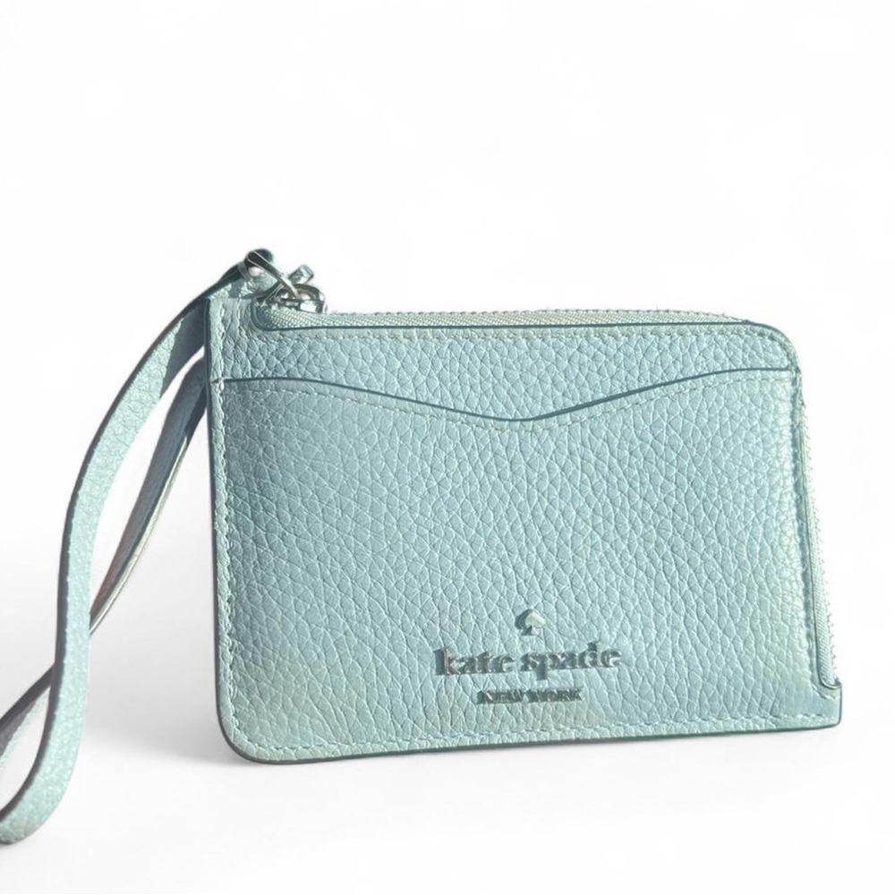 kate spade leather key pouch with wristlet